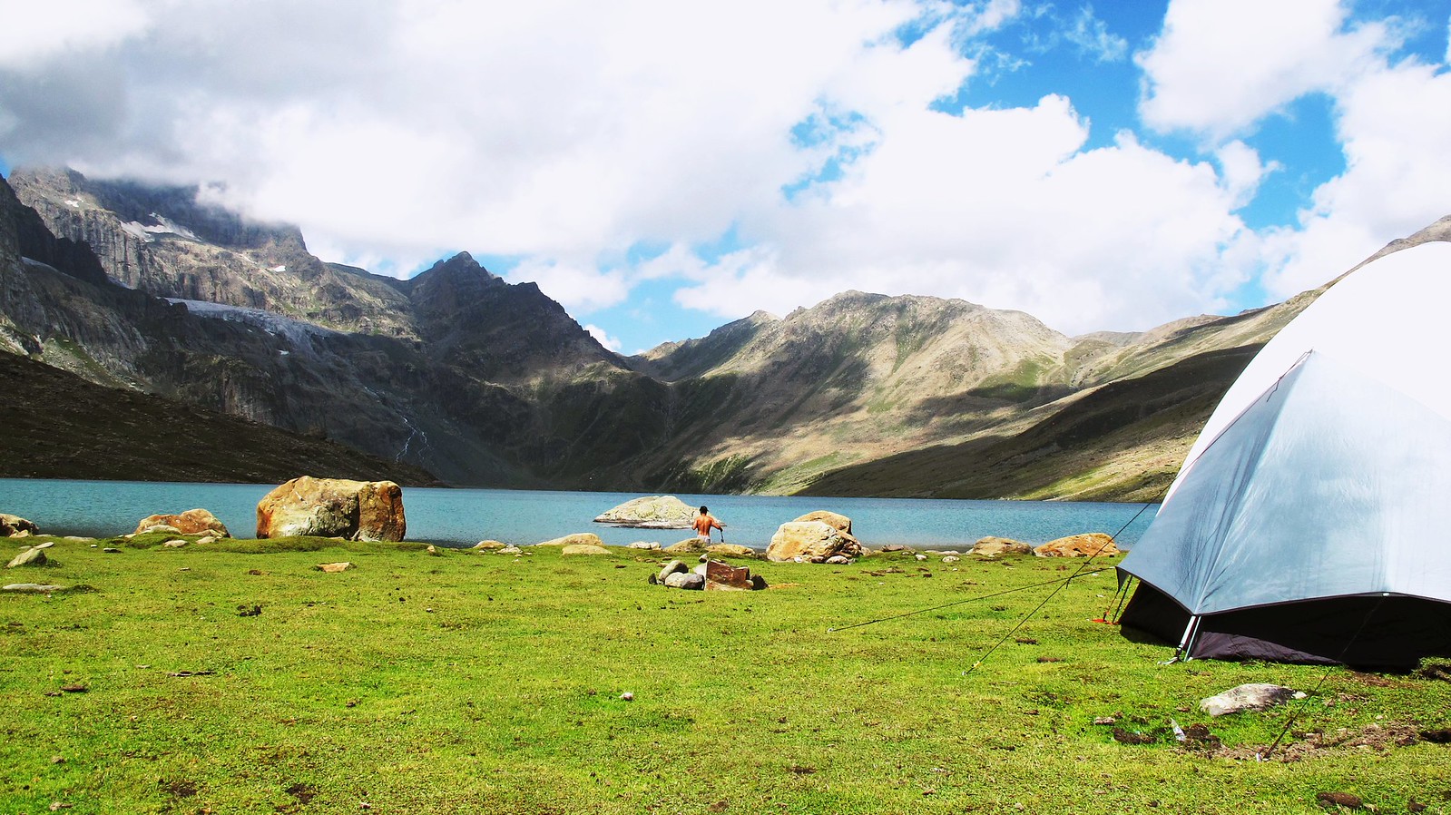 Gangabal Lake on Great Lakes Trek