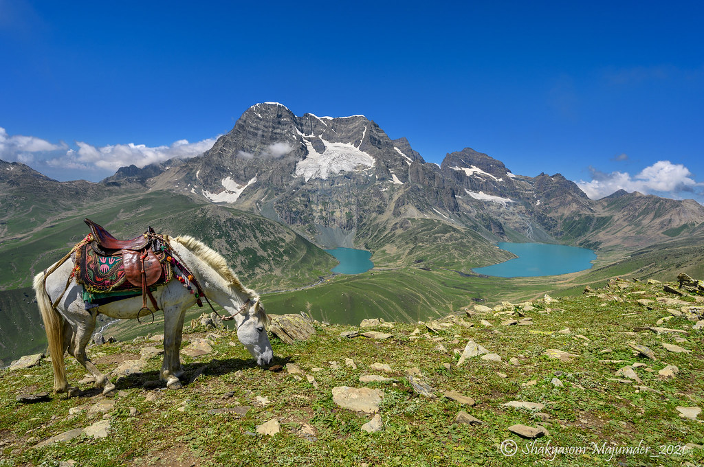 Gangabal Twin Lakes on Kashmir Great Lakes Trek
